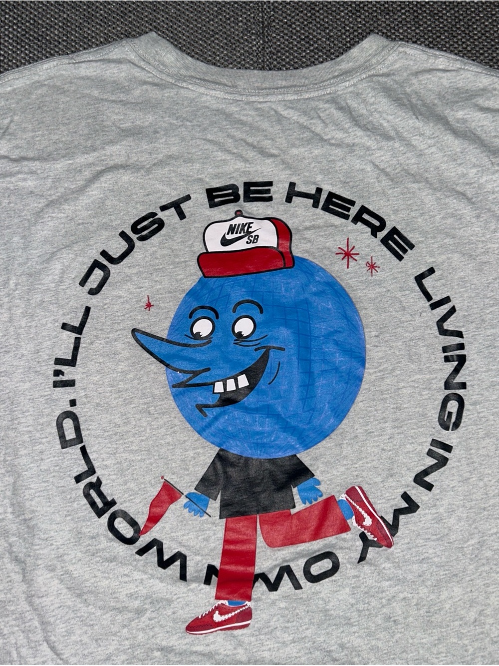 Rare Nike SB Graphic Tee with Blue Character